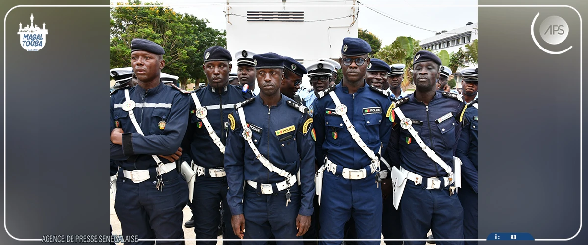 Magal de Touba : la Police nationale déploie un important dispositif sécuritaire