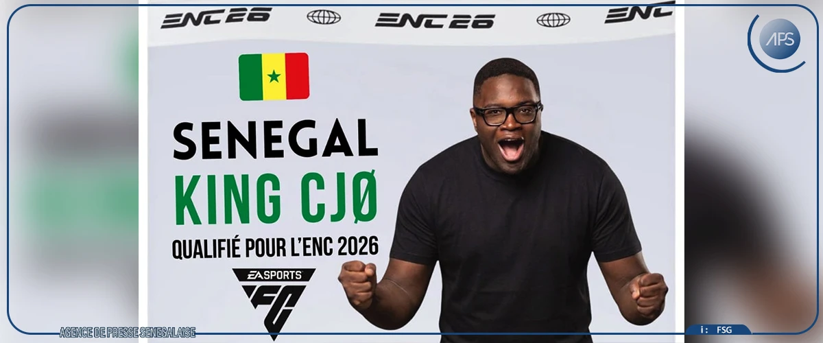 ‎Sports électroniques : Mohamed Alioune Diop qualifié aux Finales de l’Esports Nations Cup 2026 ‎