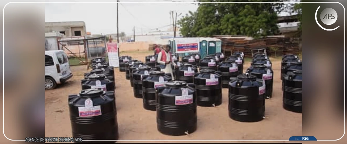 Touba : des réservoirs d’eau d’une capacité de 500 litres remis à des ménages vulnérables