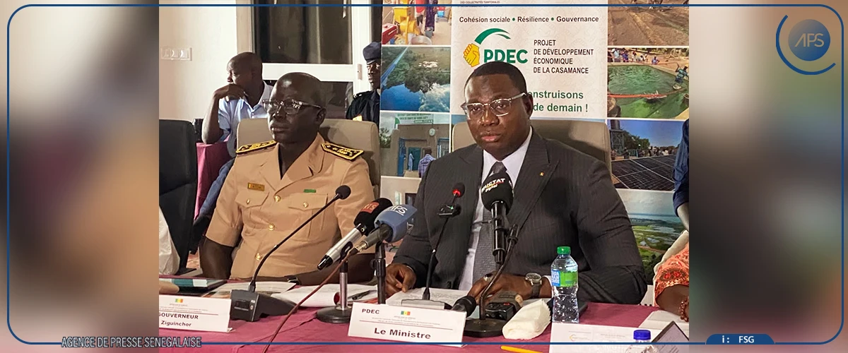 Moussa Balla Fofana évoque les succès du Projet de développement économique de la Casamance