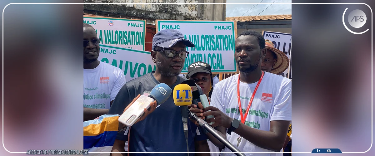 Ziguinchor : une randonnée citoyenne pour réclamer la justice climatique en faveur des communautés