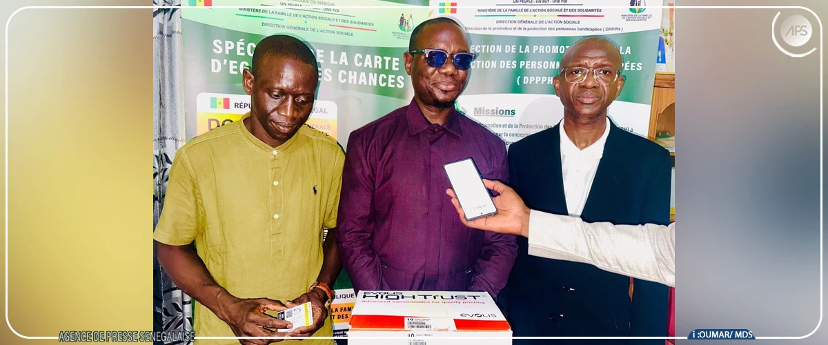 Diourbel : installation officielle de l'unité régionale de production des cartes d'égalité des chances
