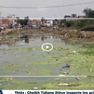 Thiès : Cheikh T. Dièye inspecte les principaux sites à risque d'inondation avant l'hivernage