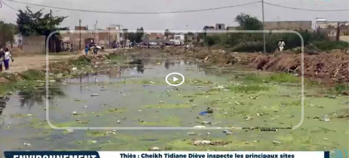 Thiès : Cheikh T. Dièye inspecte les principaux sites à risque d’inondation avant l’hivernage