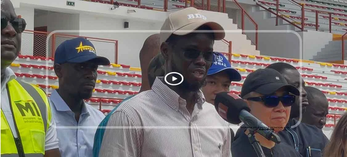 JOJDakar2026:le président Diomaye Faye réceptionne la Piscine olympique et le stade Iba Mar Diop