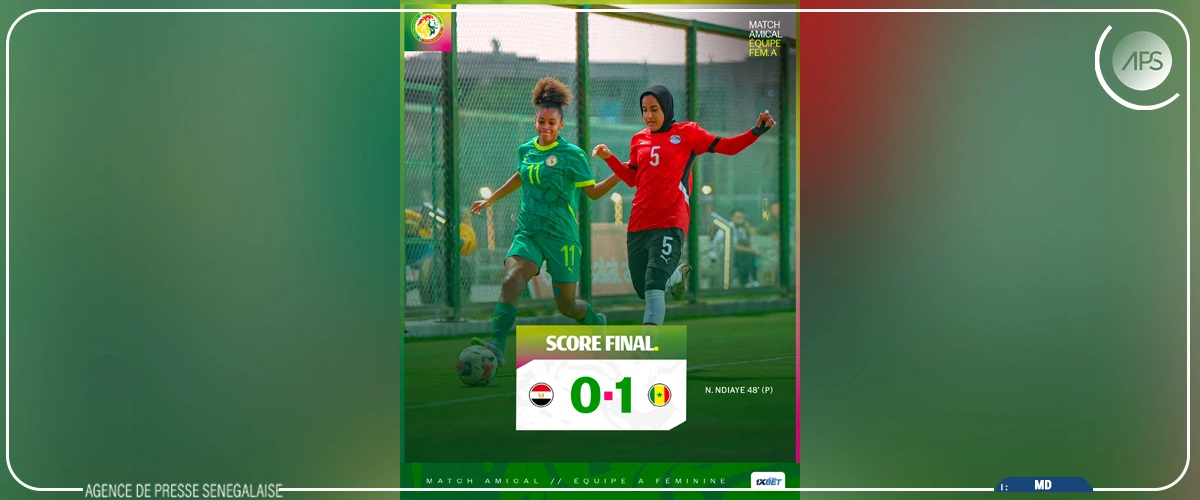 CAN féminine : le Sénégal bat l’Égypte en match de préparation