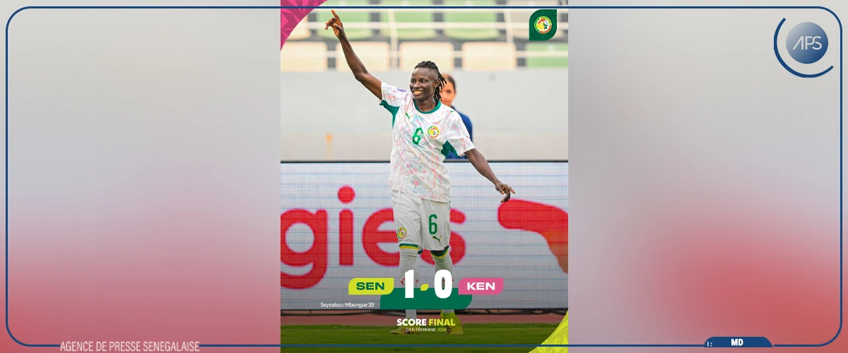 ‎CAN féminine 2026 : le Sénégal se relance en dominant le Kenya (1-0)