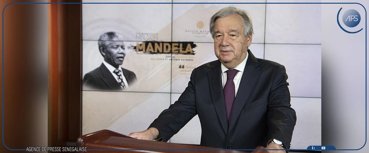 Antonio Guterres appelle à s’inspirer de la vision de Mandela pour un monde juste, égalitaire et pacifique