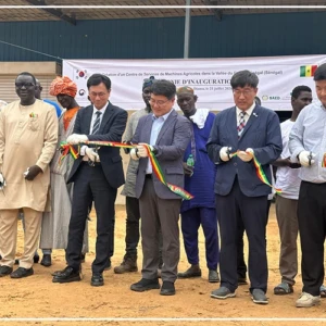 Saint-Louis : inauguration officielle de deux centres de services de machines agricoles