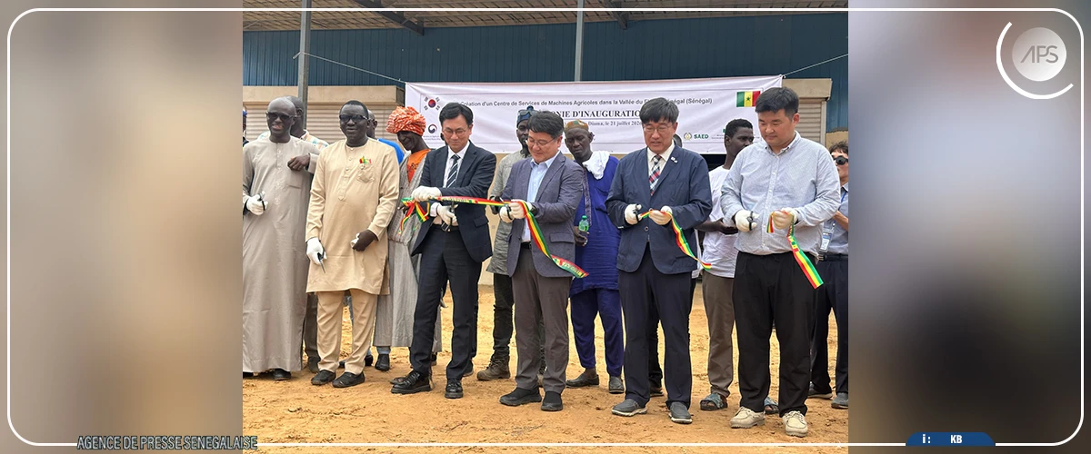 Saint-Louis : inauguration officielle de deux centres de services de machines agricoles