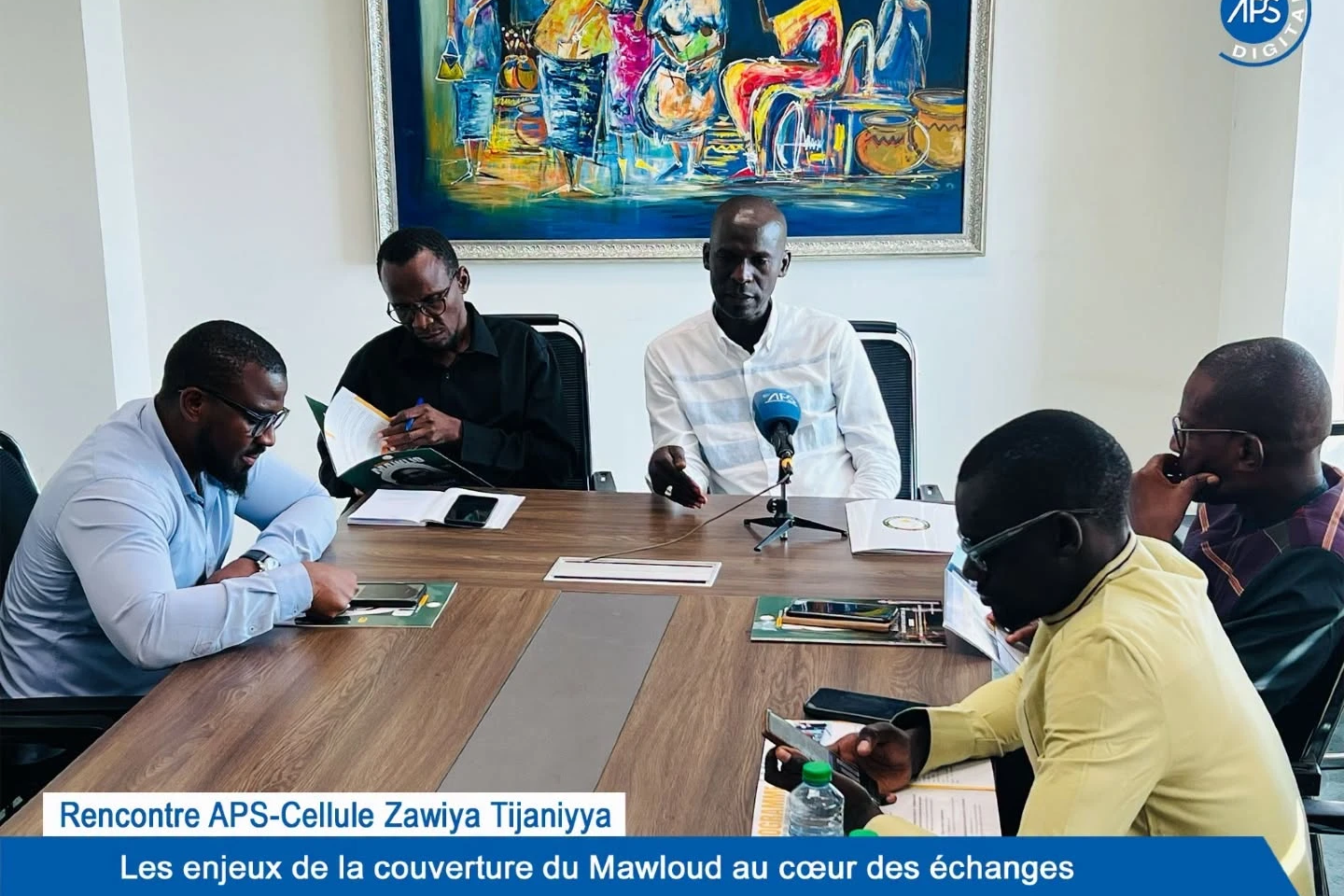 Rencontre APS-Cellule Zawiya Tijaniyya : Les enjeux de la couverture du Mawloud au coeur des échanges 