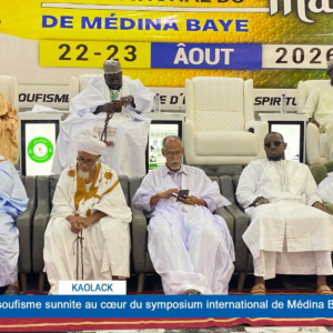 KAOLACK : Le Soufisme Sunnite au coeur  du symposium international de Médina Baye