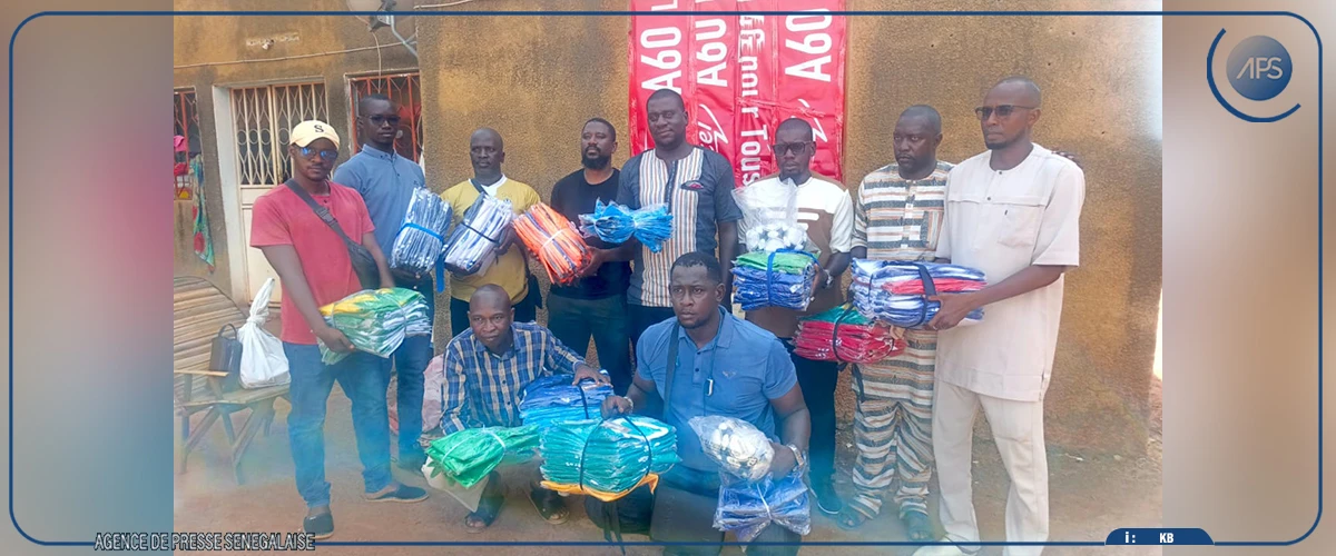 Kédougou : des lots d’équipements sportifs offerts à vingt ASC