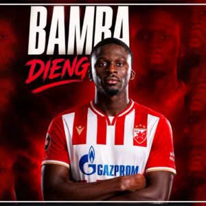 Football : Bamba Dieng veut contribuer à la réalisation des ambitions européennes de l’Étoile rouge de Belgrade‎‎