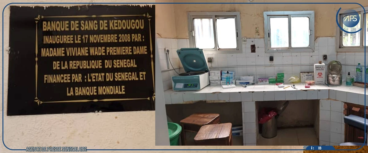 Kédougou : la banque de sang du centre de santé dans un état de "délabrement très avancé" (responsable)