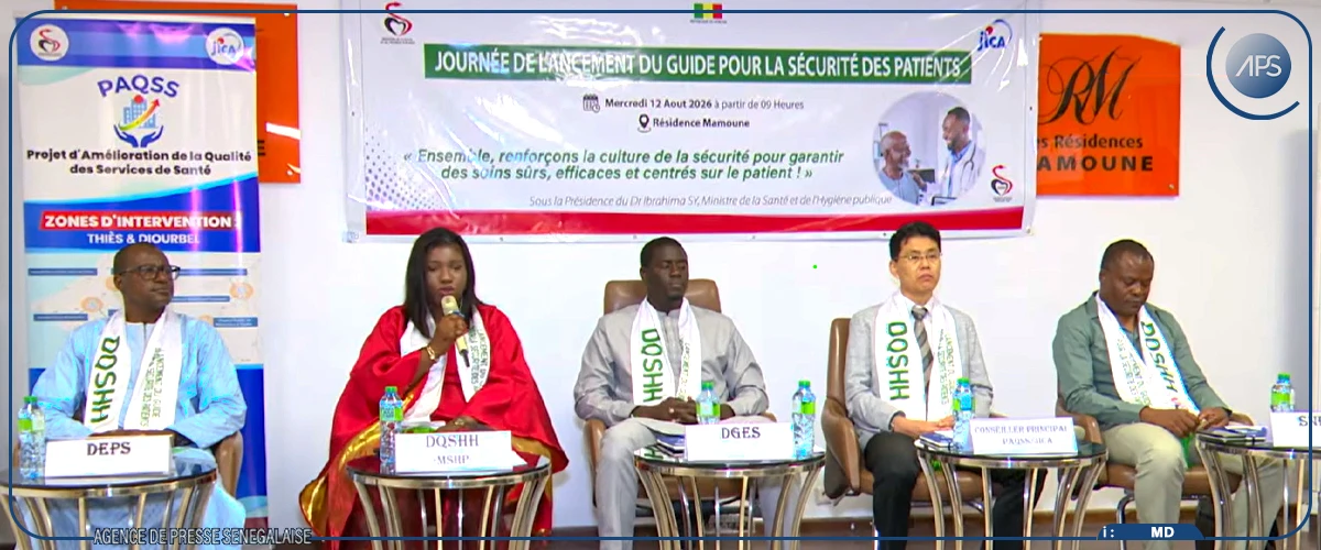 Le Sénégal élabore un guide national pour renforcer la sécurité des patients