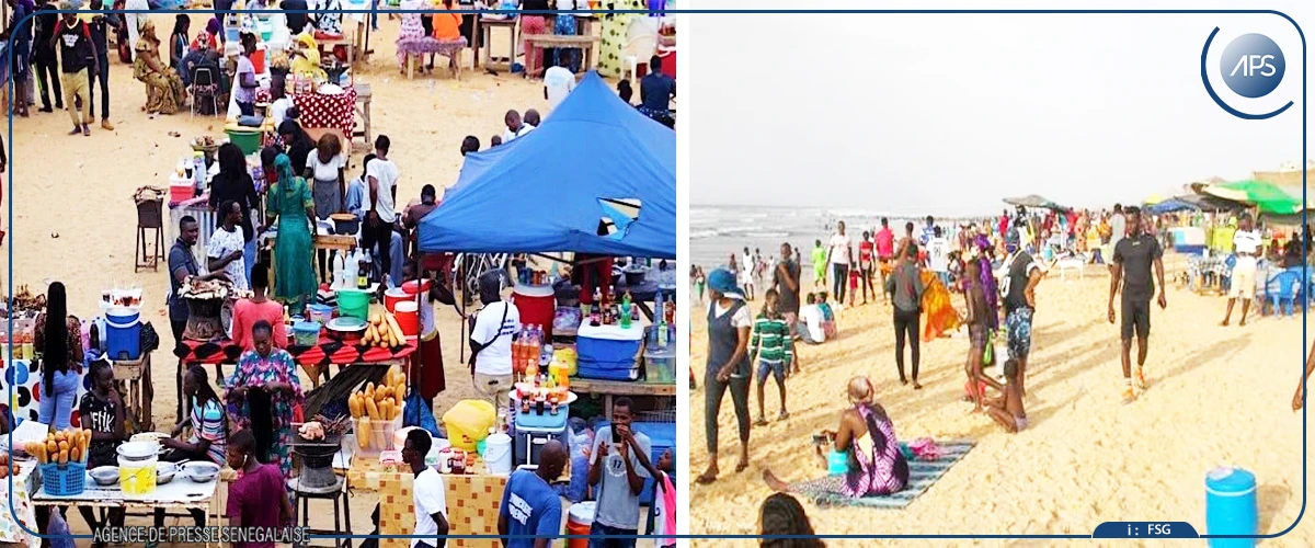 Dakar : à la plage BCEAO, la chaleur booste les recettes des commerçants