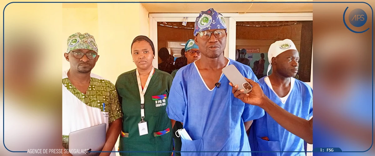 Ourossogui : une mission chirurgicale pour prendre en charge 16 enfants atteints de pathologies pariétales
