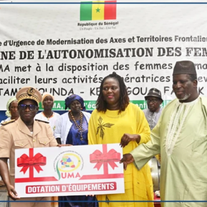 Des équipements de valorisation de productions locales du PUMA à des groupements de promotion féminine de Tambacounda