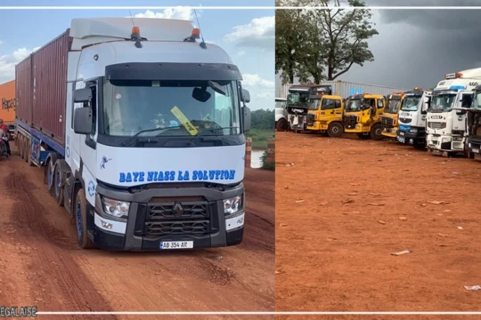Poste frontalier de Moussala : le blocage des camions ralentit le transport de marchandises vers Bamako