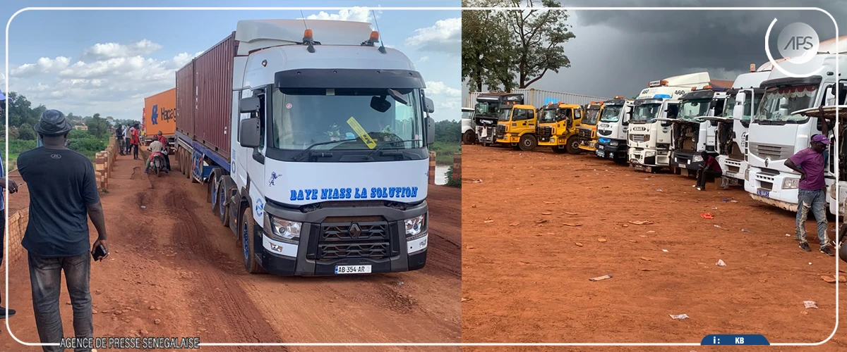 Poste frontalier de Moussala : le blocage des camions ralentit le transport de marchandises vers Bamako
