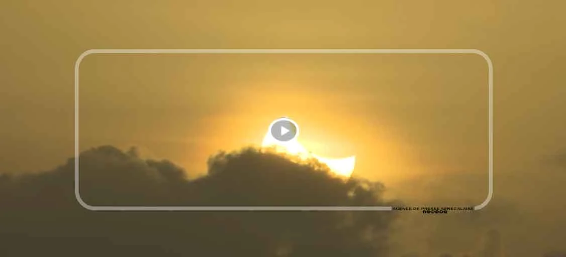 Éclipse solaire partielle : un spectacle rare dans le ciel de Dakar » L’éclipse solaire partielle