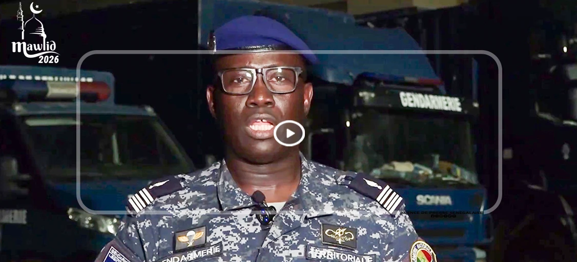 Gamou 2026 : 2 504 gendarmes mobilisés à Tivaouane