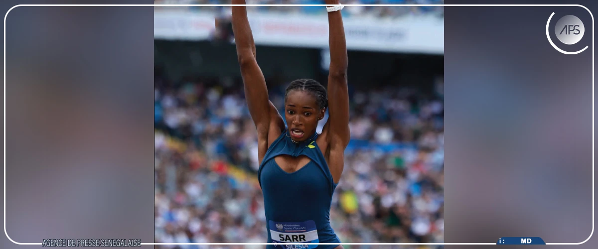 ‎Diamond League : Saly Sarr s’impose à Silésie avec un nouveau record national à 15,08 m