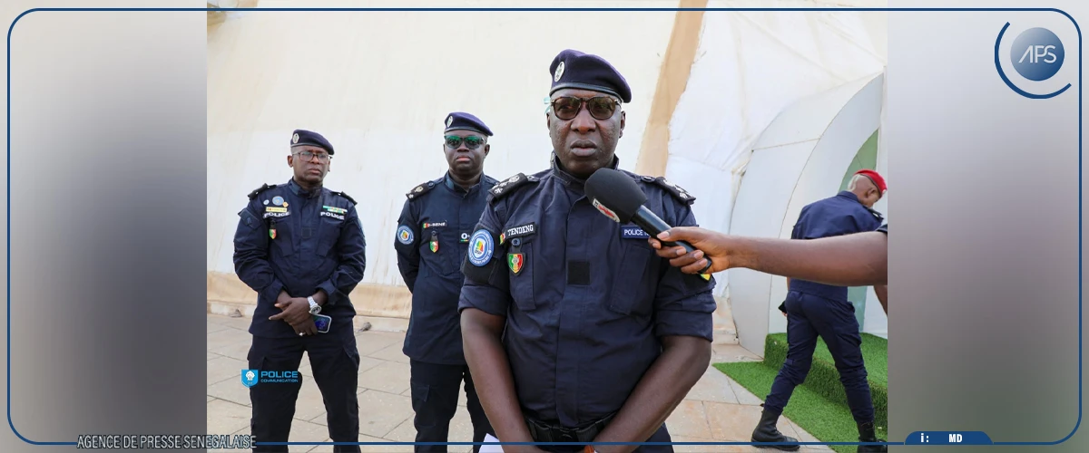 ‎JOJ Dakar 2026 : le commissaire central Mamadou Tendeng évalue le dispositif de sécurité