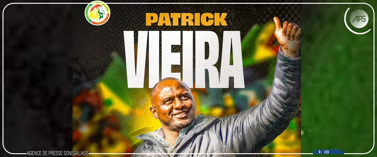 Patrick Vieira, nouveau sélectionneur des Lions (FSF)