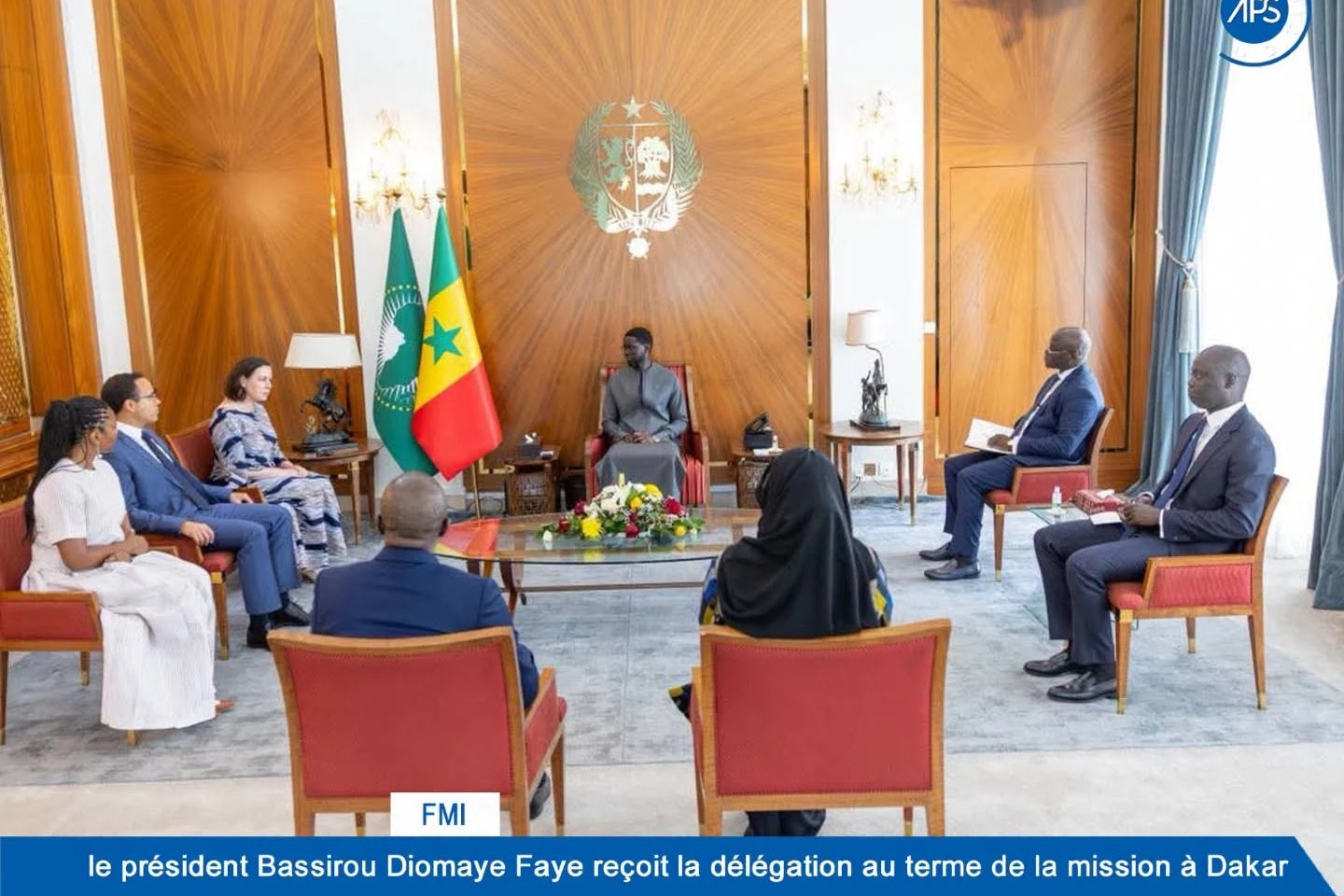 FMI : le Président Bassirou Diomaye Faye reçoit la délégation au terme de la mission à Dakar 