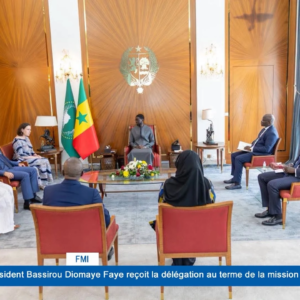 FMI : le Président Bassirou Diomaye Faye reçoit la délégation au terme de la mission à Dakar 