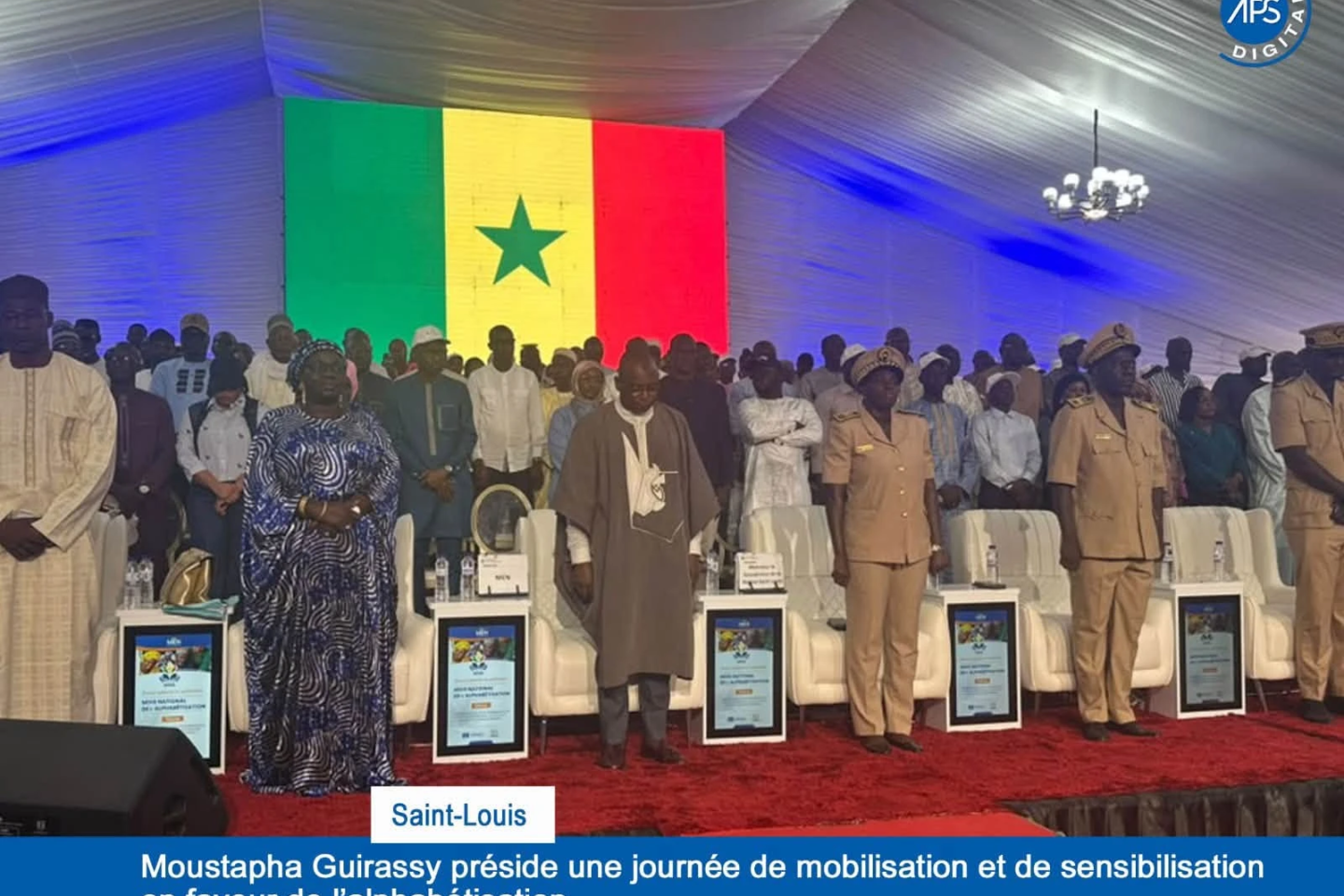 Saint-Louis : Moustapha Guirassy préside une journée de mobilisation et de sensibilisation en faveur de l’aalphabétisation