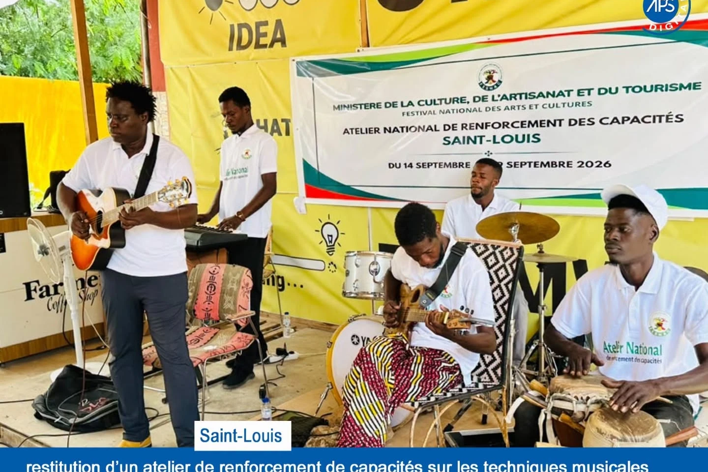 Saint-Louis : restitution d’un atelier de renforcement de capacités sur les techniques musicales