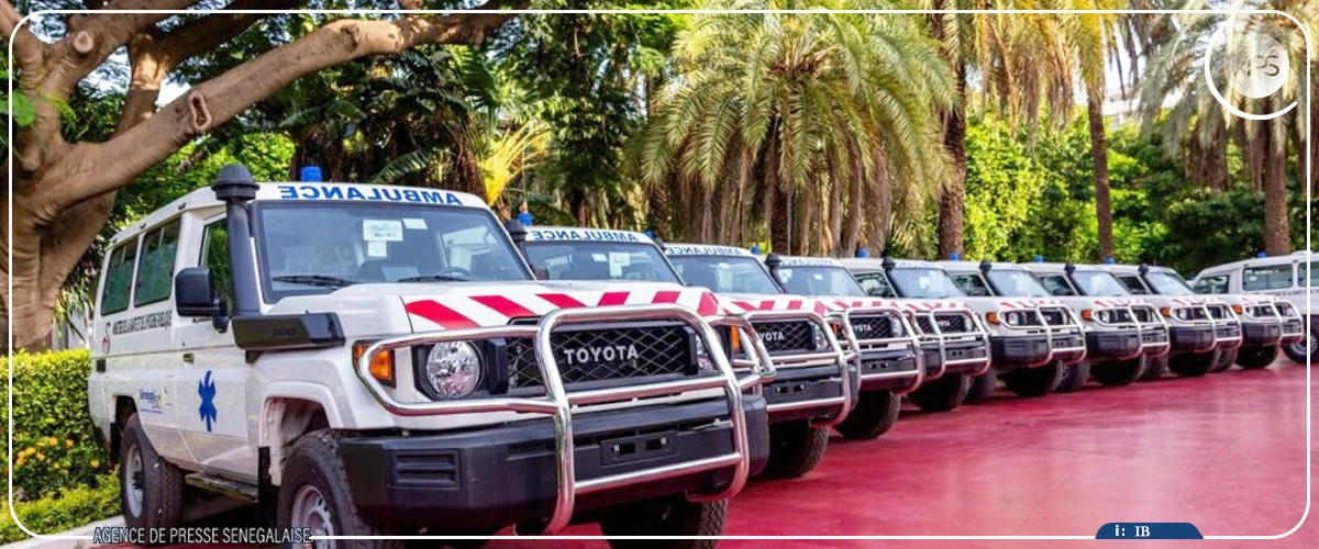 Bassirou Diomaye Faye réceptionne 153 ambulances médicalisées (présidence)