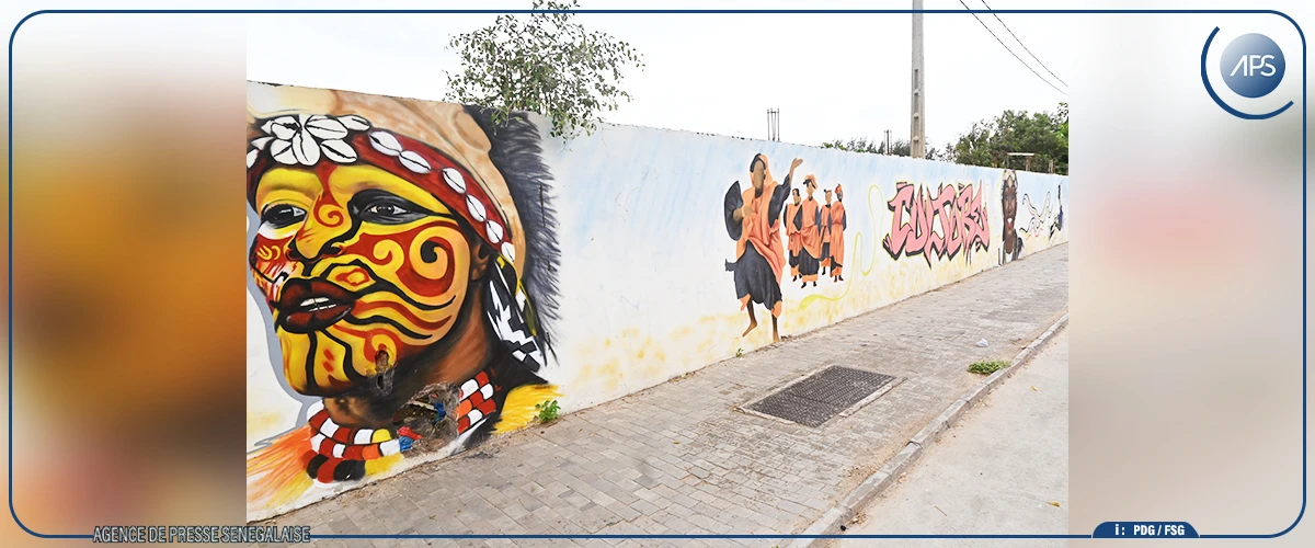‎JOJ Dakar 2026 : quand les murs de la capitale racontent la mémoire et la culture sénégalaises