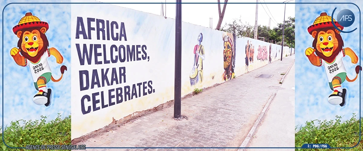 ‎JOJ Dakar 2026 : quand les murs de la capitale racontent la mémoire et la culture sénégalaises