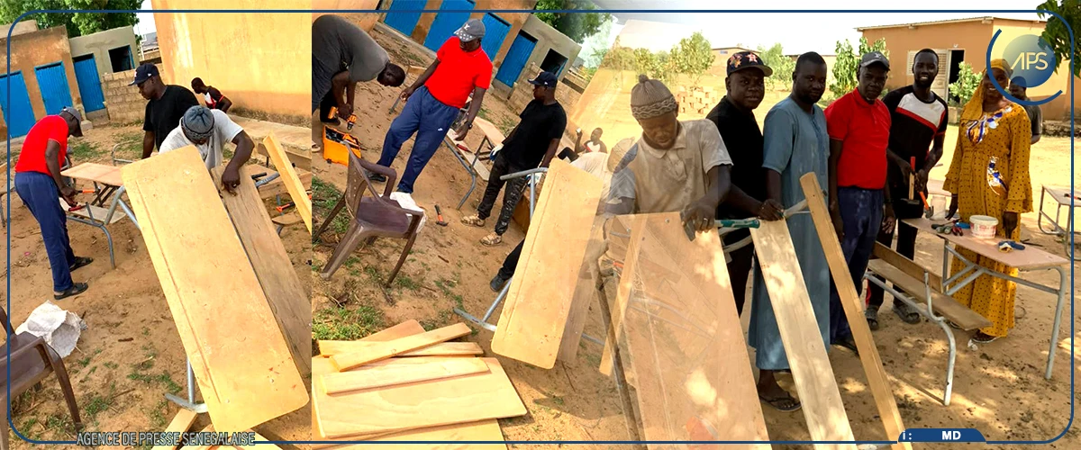 Wouro Sidy : des travaux de réfection des tables-bancs lancés pour une bonne rentrée scolaire