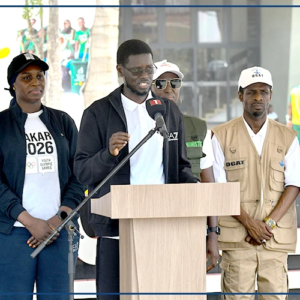 Bassirou Diomaye Faye salue l'engagement des jeunes en faveur de l'embellissement des abords du stade LSS