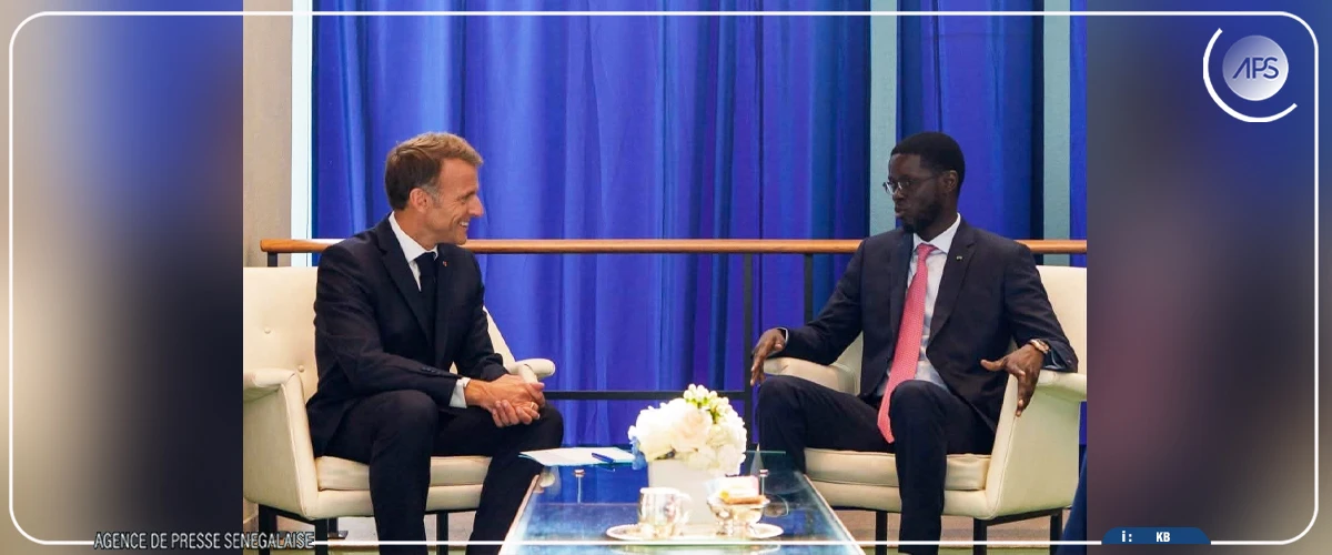 Bassirou Diomaye Faye s’est entretenu avec Emmanuel Macron à New York (présidence)
