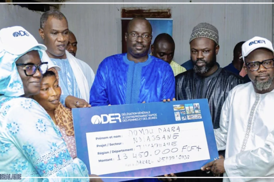 Ndiassane : la DER/FJ octroie 13,450 millions de FCFA à 75 femmes