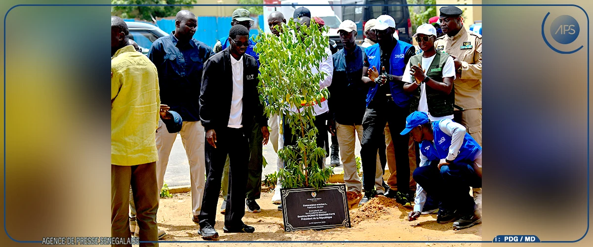 Bassirou Diomaye Faye salue l'engagement des jeunes en faveur de l'embellissement des abords du stade LSS