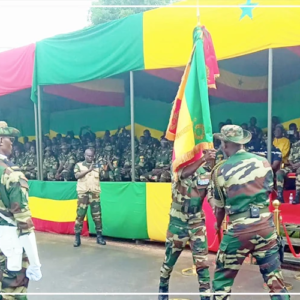 Mission de la CEDEAO en Gambie : remise de drapeau au 10e détachement à Toubacouta