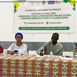 "Construire des ponts verts", un nouveau projet de résilience climatique lancé à Ziguinchor