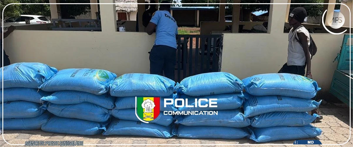 Kounkané : deux individus interpellés pour contrebande d’une tonne d’engrais vers la Guinée (Police)
