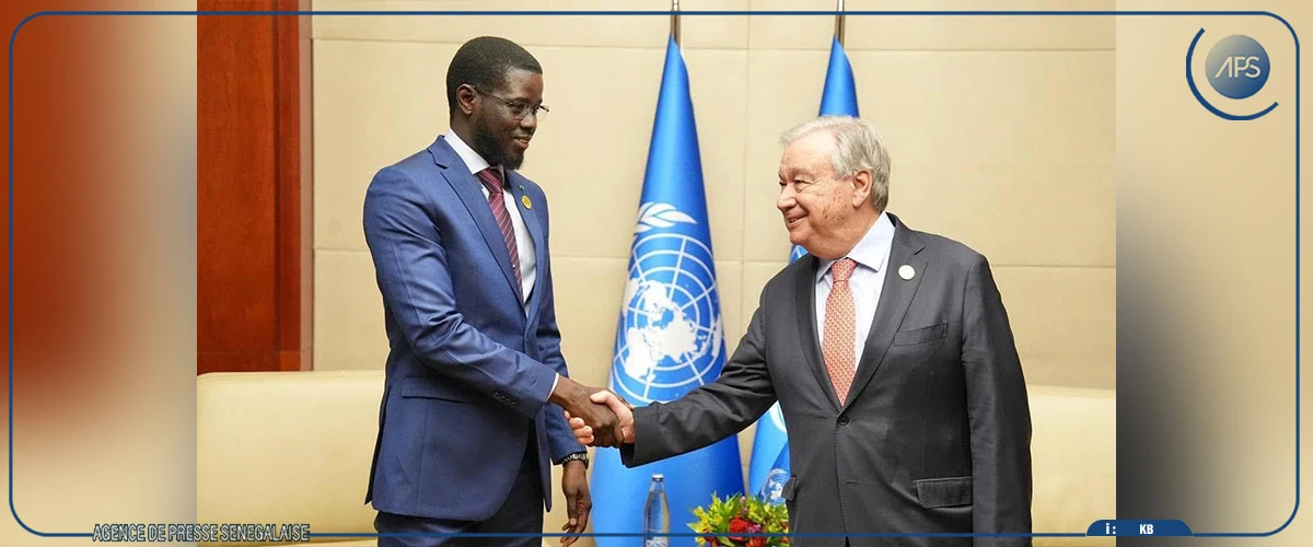 Le regroupement des agences onusiennes à Diamniadio au cœur des discussions entre Faye et Guterres