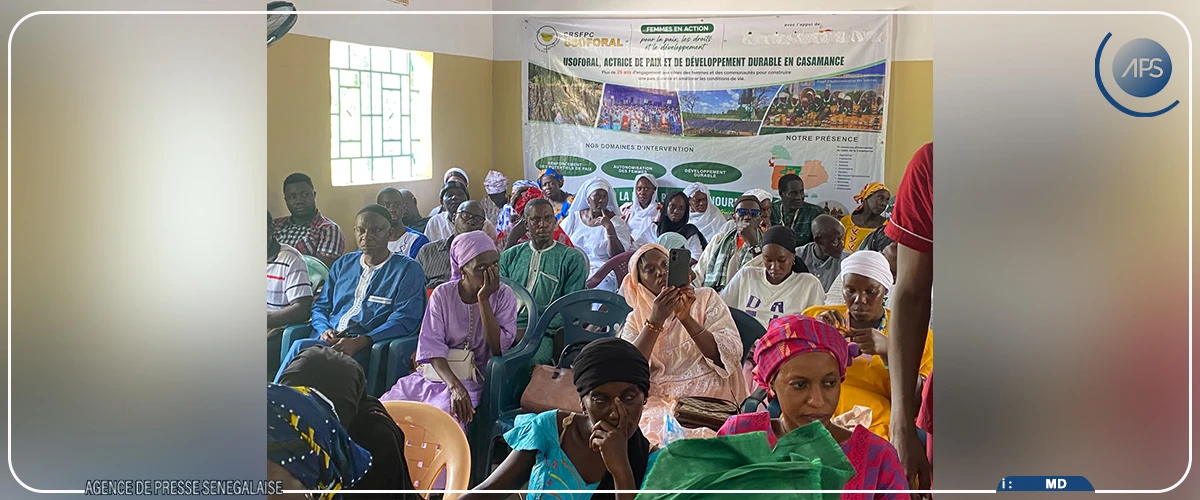 Des femmes célèbrent la Journée internationale de la paix à Boutoupa-Camaracounda