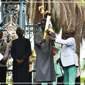 Réception de la flamme olympique : Bassirou Diomaye exhorte la jeunesse à faire honneur à l'Afrique