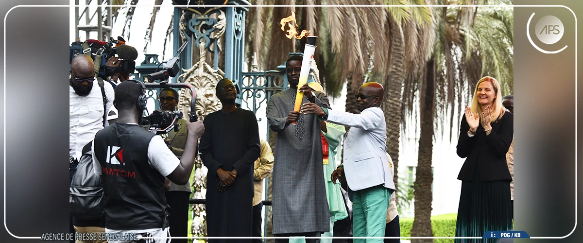 Réception de la flamme olympique : Bassirou Diomaye exhorte la jeunesse à faire honneur à l’Afrique