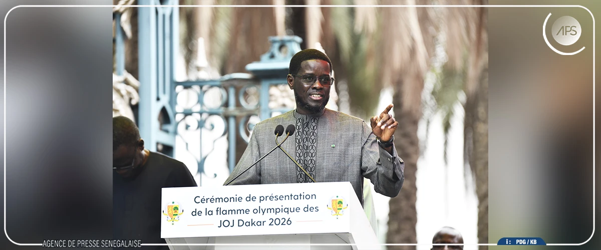 Réception de la flamme olympique : Bassirou Diomaye exhorte la jeunesse à faire honneur à l'Afrique